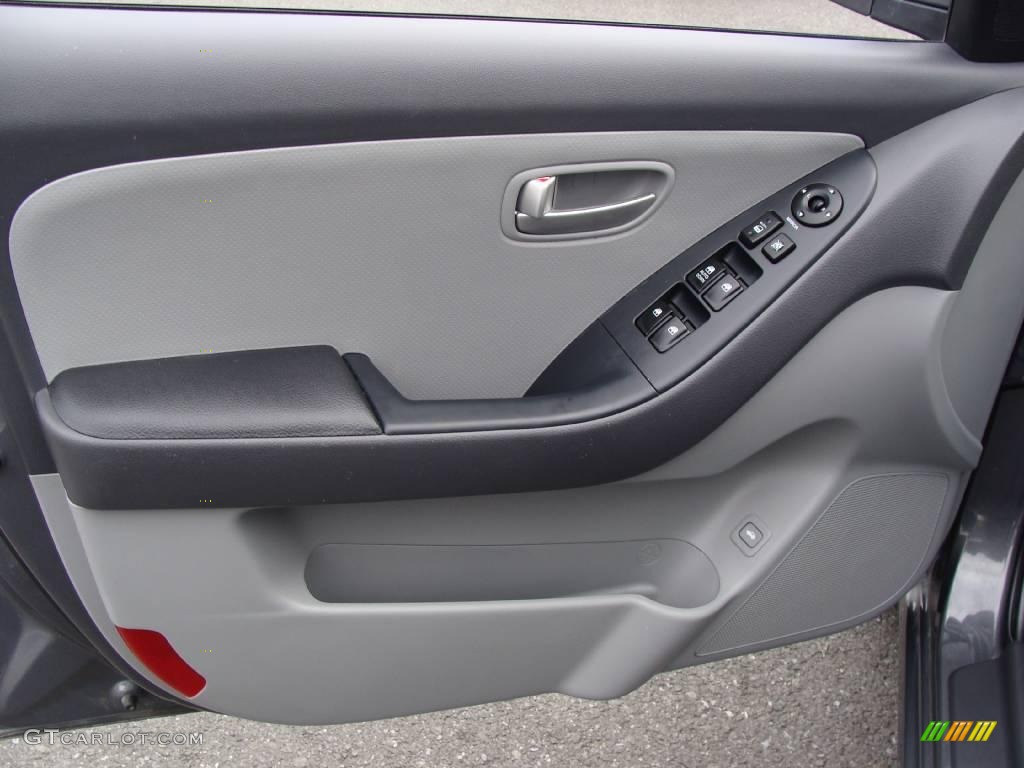 2009 Elantra GLS Sedan - Carbon Gray / Gray photo #11
