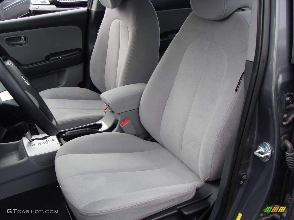 2009 Elantra GLS Sedan - Carbon Gray / Gray photo #15