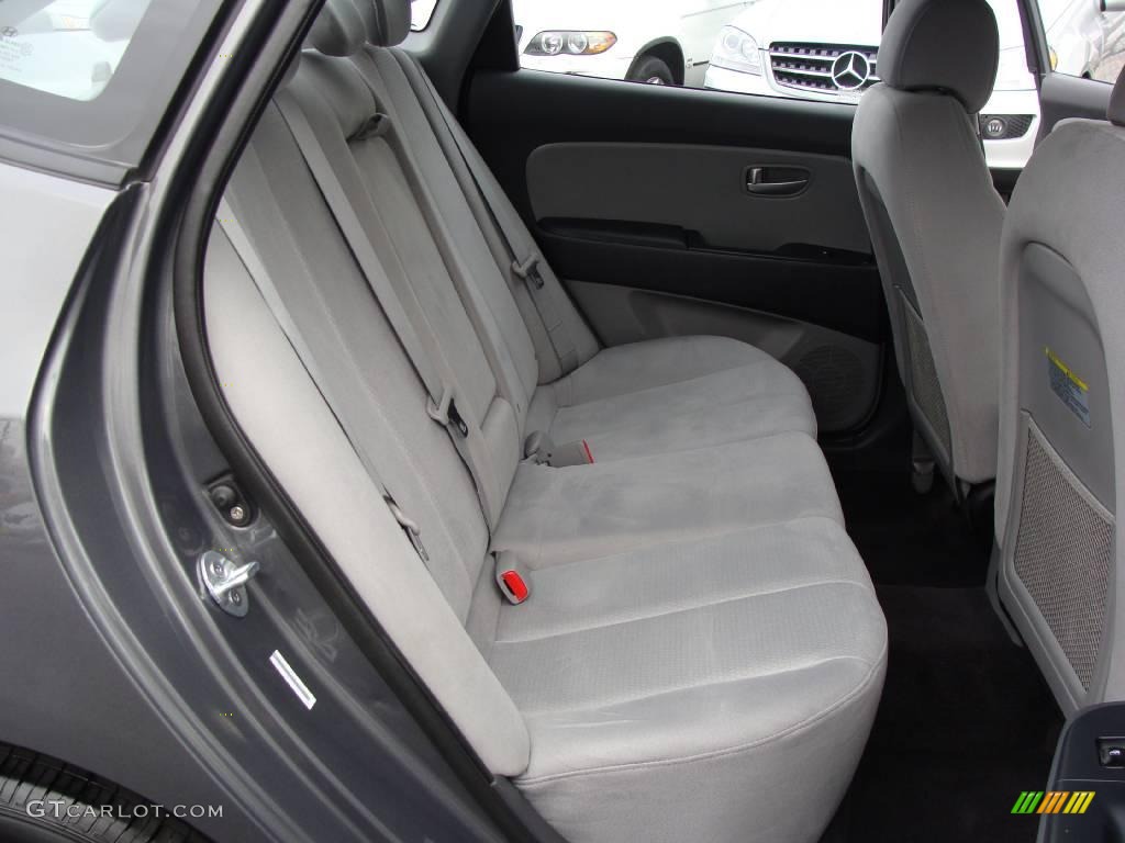 2009 Elantra GLS Sedan - Carbon Gray / Gray photo #17