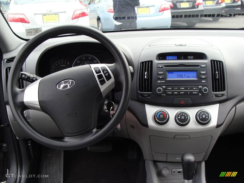 2009 Elantra GLS Sedan - Carbon Gray / Gray photo #19