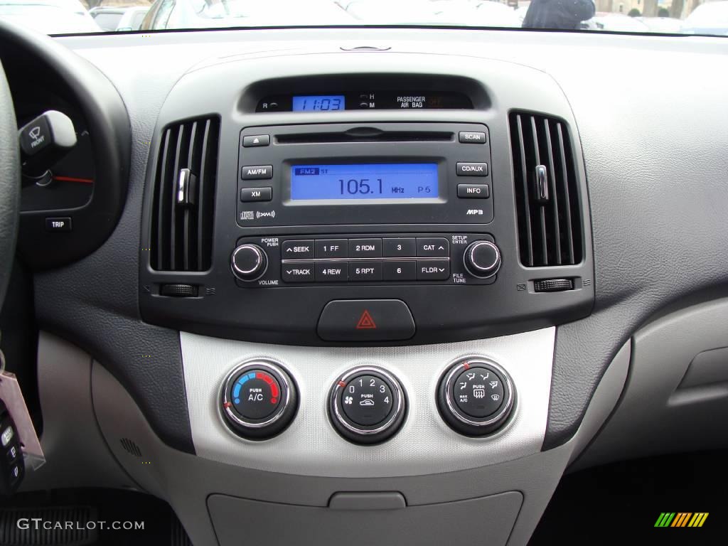 2009 Elantra GLS Sedan - Carbon Gray / Gray photo #21