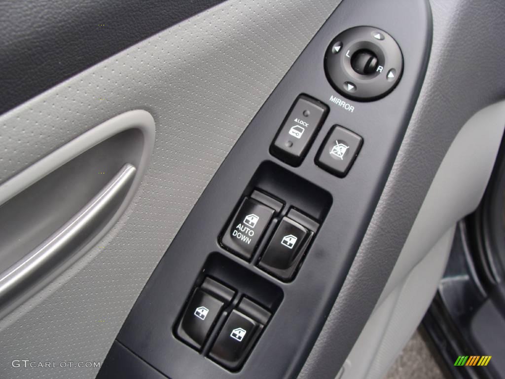 2009 Elantra GLS Sedan - Black Pearl / Gray photo #12
