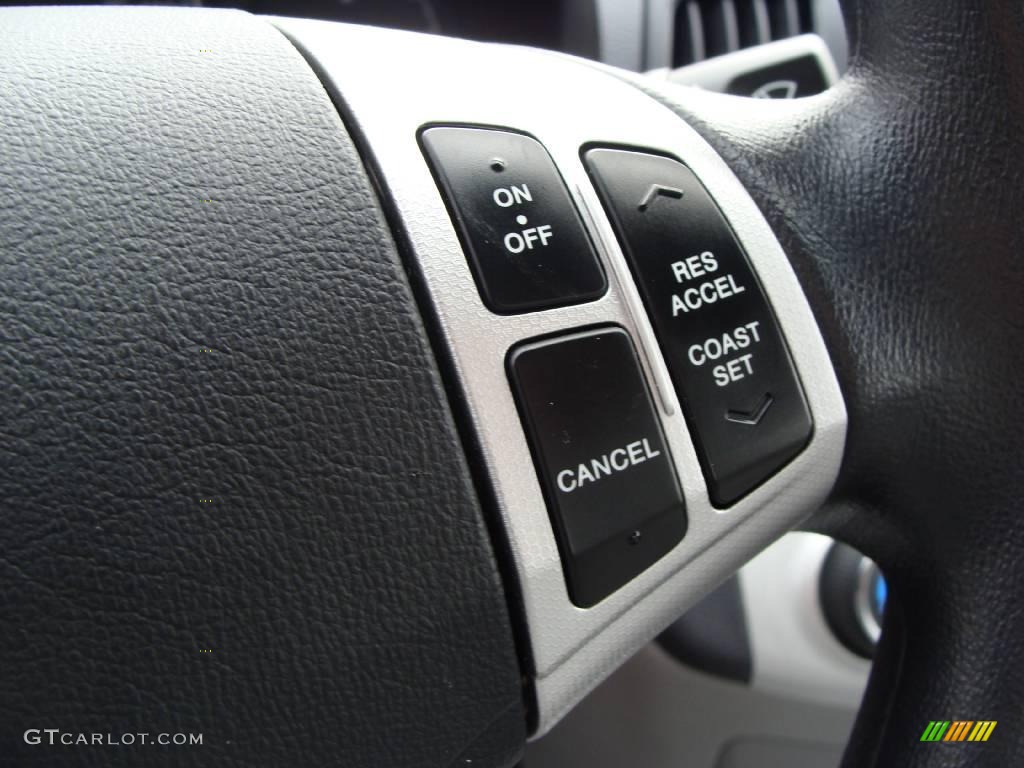 2009 Elantra GLS Sedan - Black Pearl / Gray photo #24