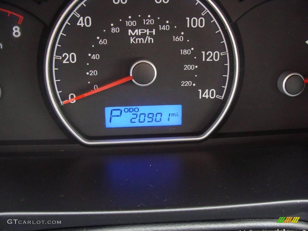 2009 Elantra GLS Sedan - Black Pearl / Gray photo #25