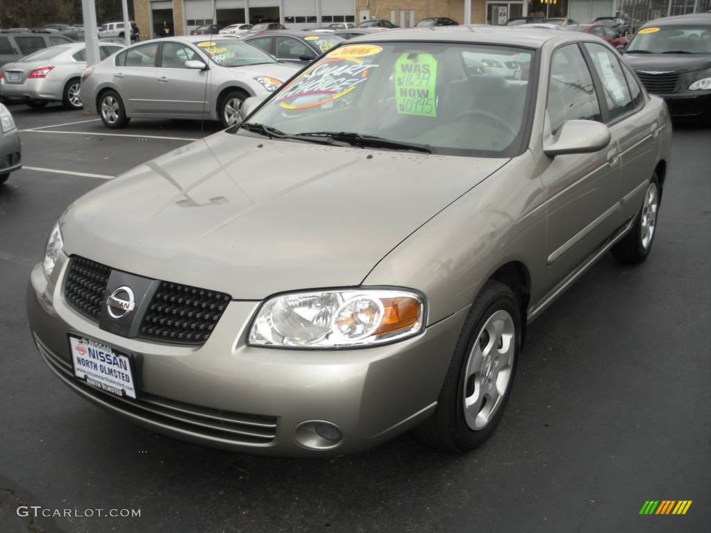 2006 Sentra 1.8 S - Bronze Shimmer Metallic / Sage photo #1