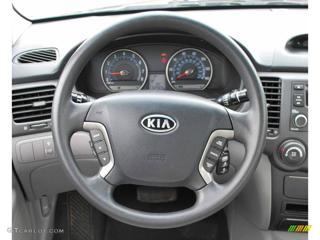 2008 Optima LX - Deep Ocean Blue / Gray photo #19