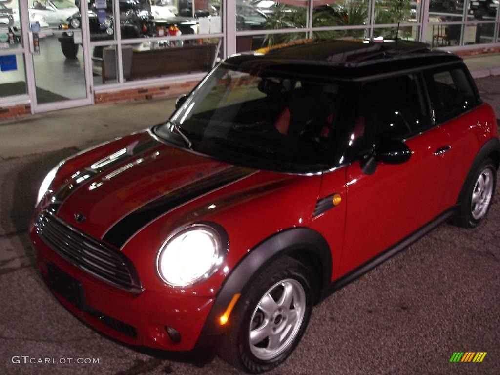 2007 Cooper Hardtop - Chili Red / Rooster Red/Carbon Black photo #1