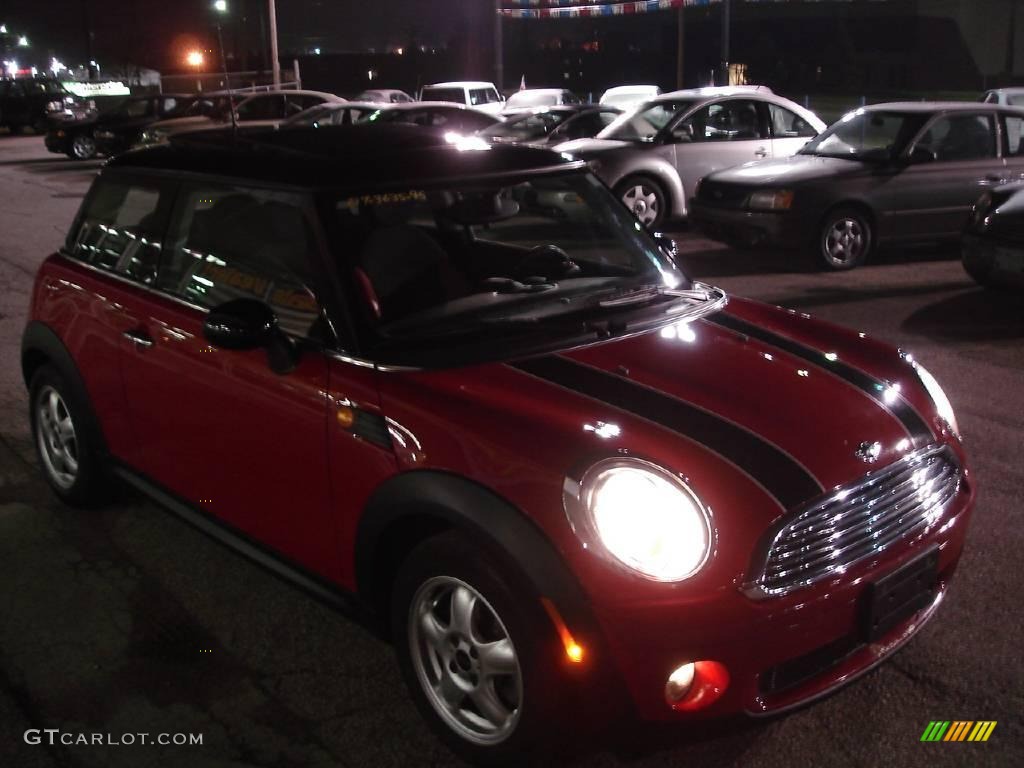 2007 Cooper Hardtop - Chili Red / Rooster Red/Carbon Black photo #3