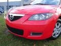 2008 True Red Mazda MAZDA3 i Sport Sedan  photo #9