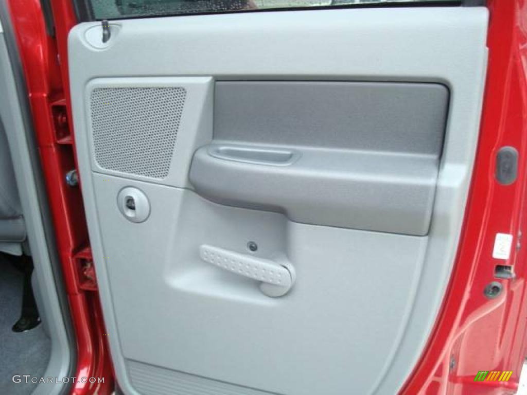 2006 Ram 1500 SLT Quad Cab 4x4 - Inferno Red Crystal Pearl / Medium Slate Gray photo #18