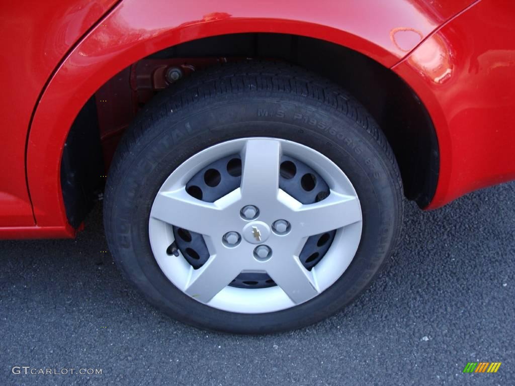 2008 Cobalt LT Sedan - Victory Red / Gray photo #9