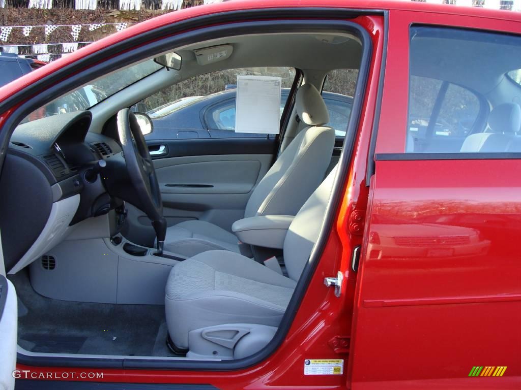 2008 Cobalt LT Sedan - Victory Red / Gray photo #13