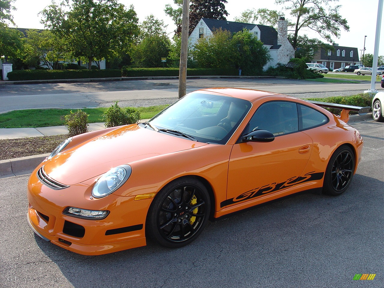 Orange/Black 2007 Porsche 911 GT3 RS Exterior Photo #22251