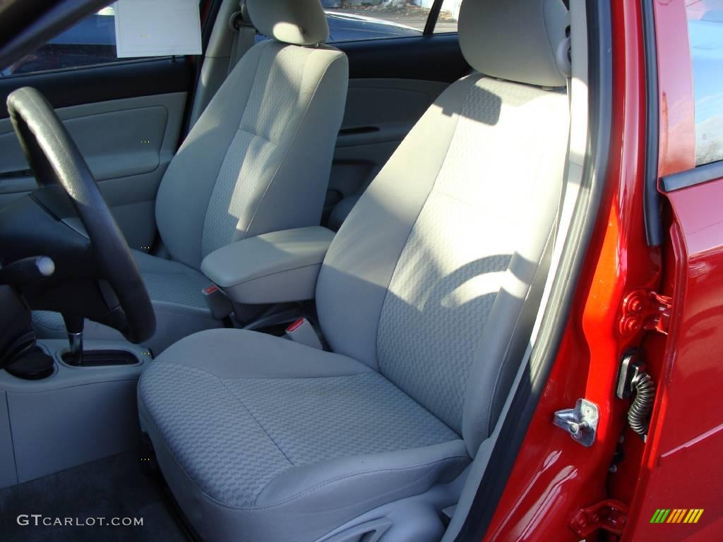 2008 Cobalt LT Sedan - Victory Red / Gray photo #15