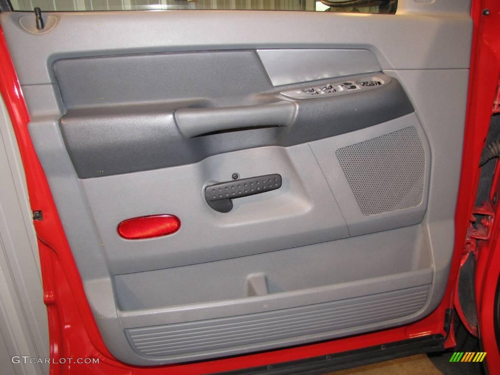 2007 Ram 1500 SLT Quad Cab 4x4 - Flame Red / Medium Slate Gray photo #15