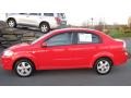 Victory Red - Aveo LS Sedan Photo No. 1