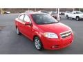 Victory Red - Aveo LS Sedan Photo No. 4