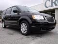 2010 Brilliant Black Crystal Pearl Chrysler Town & Country Touring  photo #2