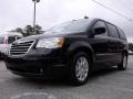 2010 Brilliant Black Crystal Pearl Chrysler Town & Country Touring  photo #5