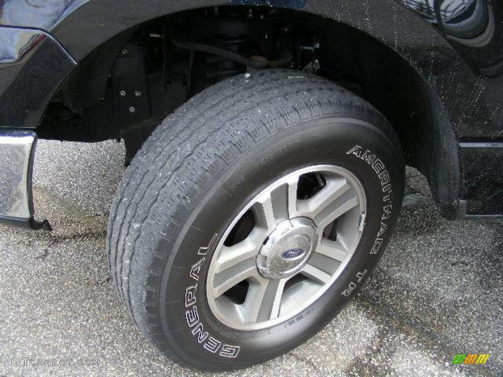 2006 F150 XLT SuperCab 4x4 - Black / Medium/Dark Flint photo #27