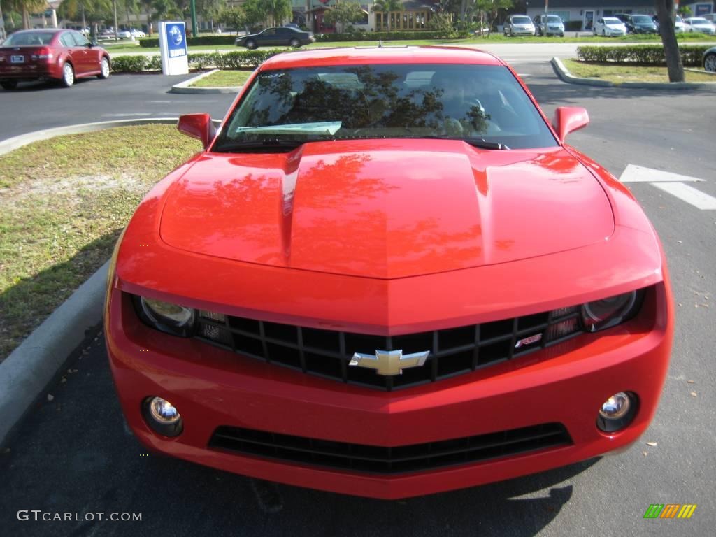 2010 Camaro LT/RS Coupe - Victory Red / Black photo #2