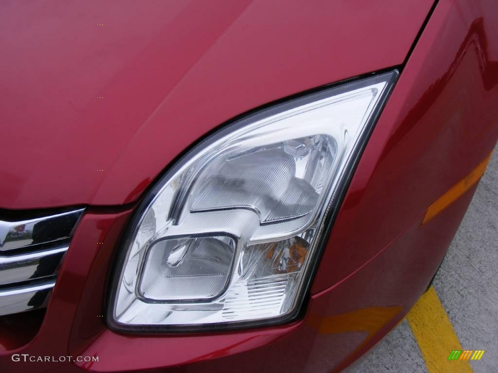 2009 Fusion SE V6 - Redfire Metallic / Camel photo #10