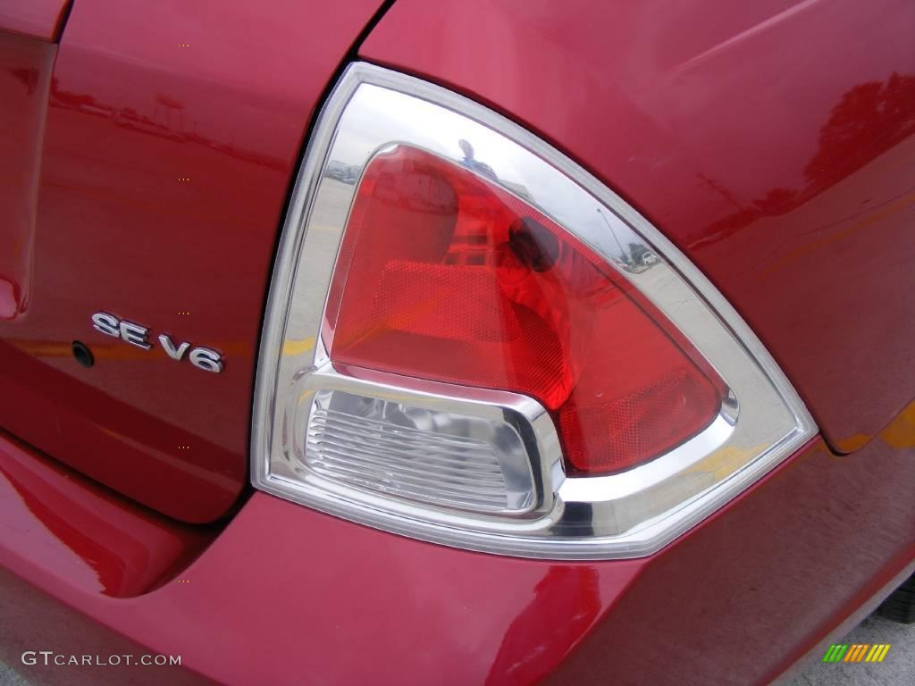 2009 Fusion SE V6 - Redfire Metallic / Camel photo #19