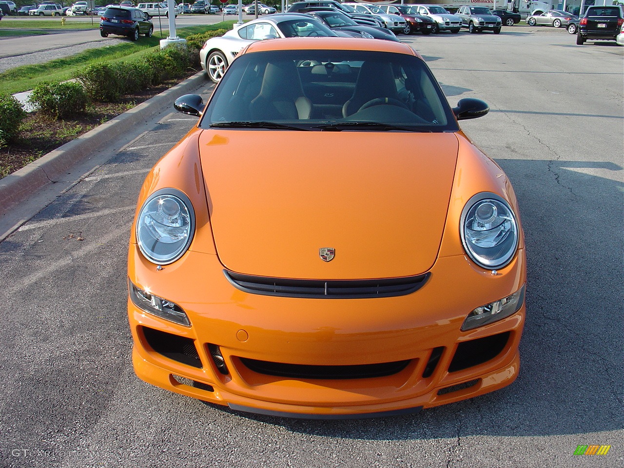 2007 911 GT3 RS - Orange/Black / Black photo #10