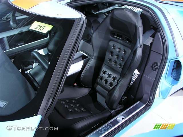 Ebony Black Interior 2006 Ford GT Heritage Photo #222793