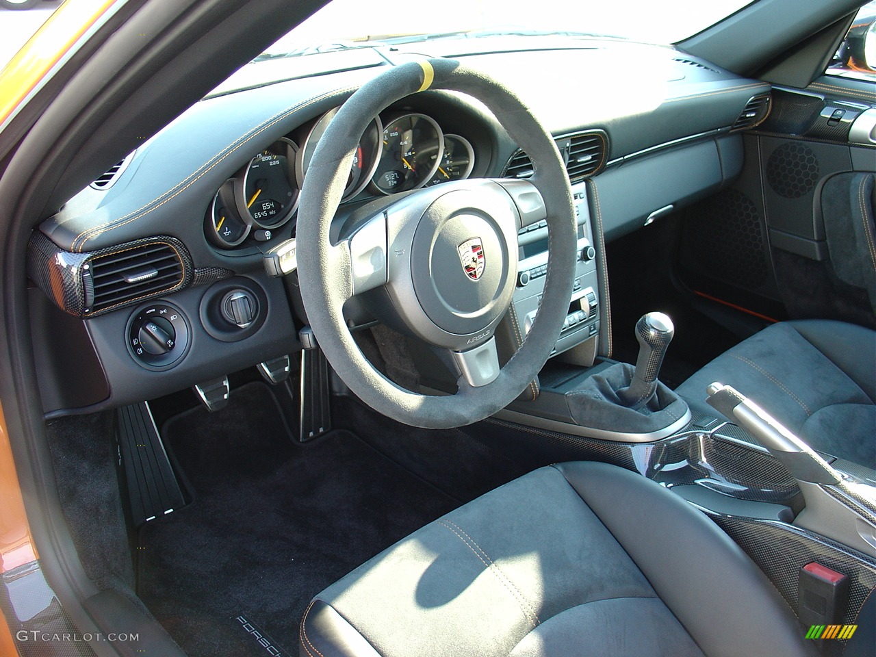 2007 911 GT3 RS - Orange/Black / Black photo #14