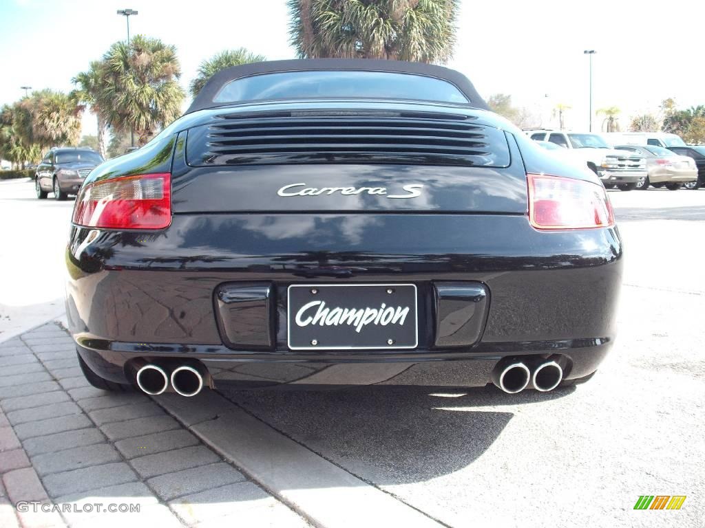 2008 911 Carrera S Cabriolet - Black / Sand Beige photo #10