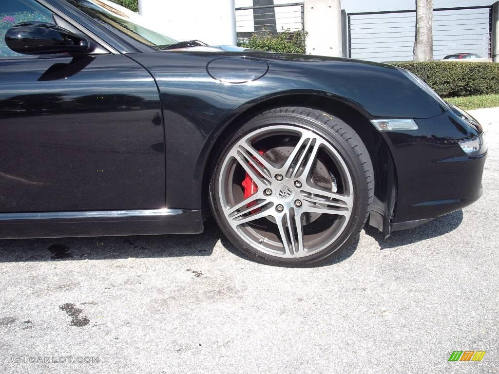 2008 911 Carrera S Cabriolet - Black / Sand Beige photo #12