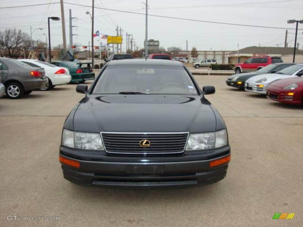 1995 LS 400 Sedan - Black / Tan Leather photo #1