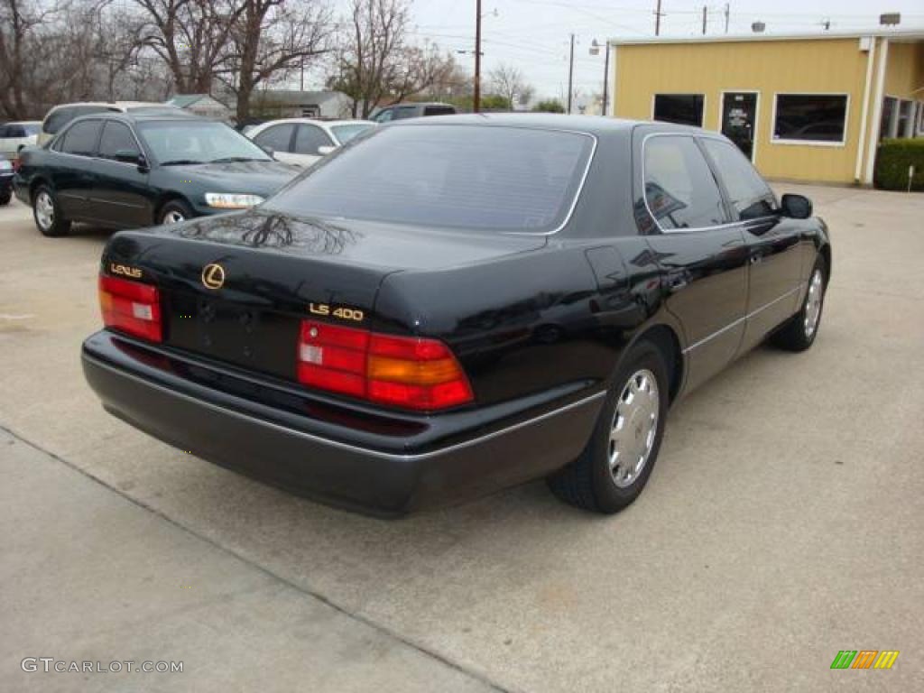 1995 LS 400 Sedan - Black / Tan Leather photo #3