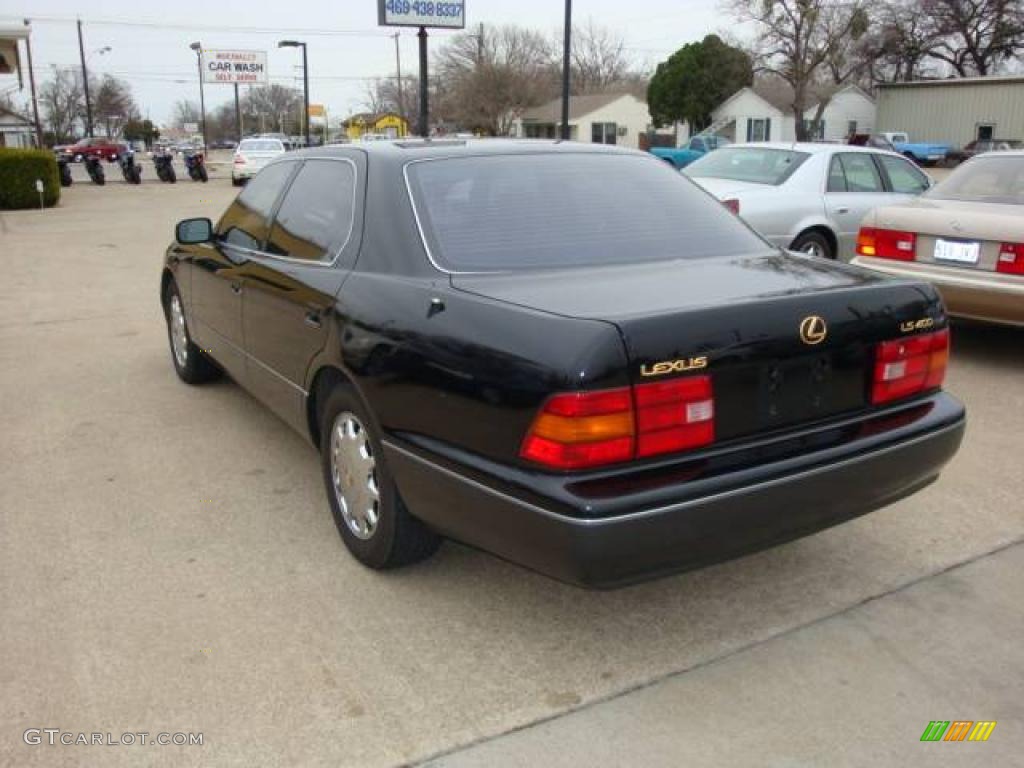 1995 LS 400 Sedan - Black / Tan Leather photo #4