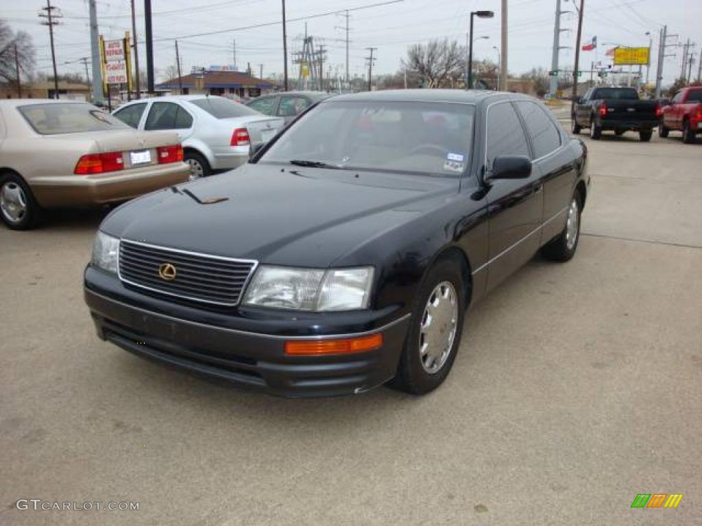 1995 LS 400 Sedan - Black / Tan Leather photo #5