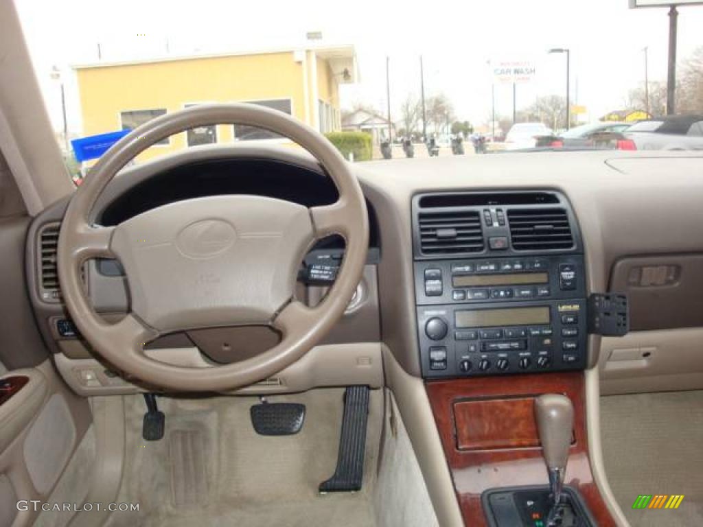 1995 LS 400 Sedan - Black / Tan Leather photo #7
