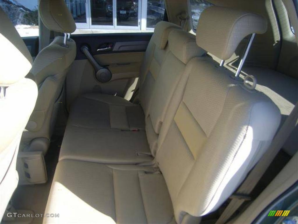 2008 CR-V EX 4WD - Green Tea Metallic / Ivory photo #9