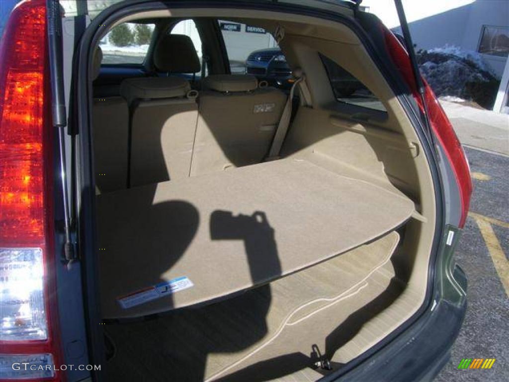 2008 CR-V EX 4WD - Green Tea Metallic / Ivory photo #10