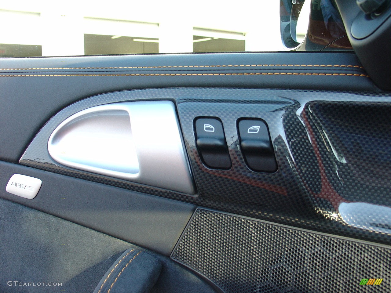 2007 Porsche 911 GT3 RS Carbon GT3 RS Door Panel With Window Controls Photo #22359