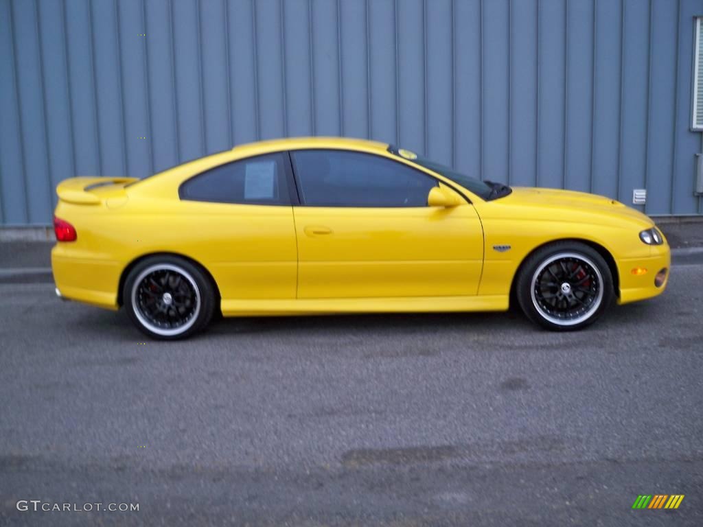 2005 GTO Coupe - Yellow Jacket / Black photo #2