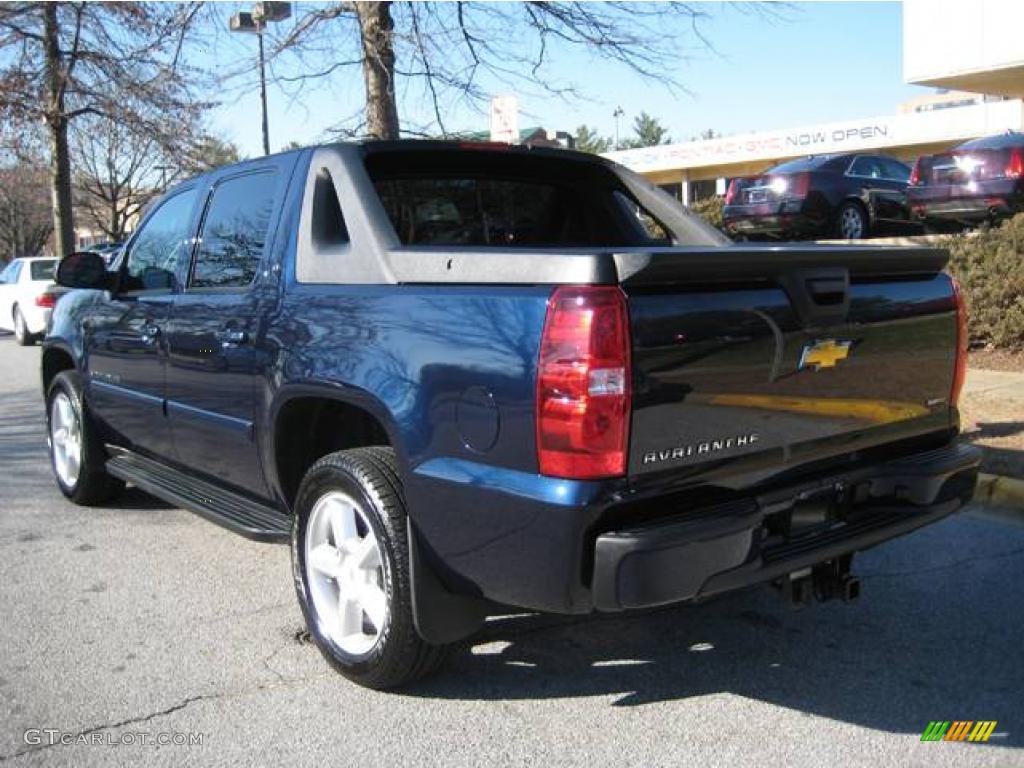 2008 Avalanche LS 4x4 - Dark Blue Metallic / Ebony photo #2