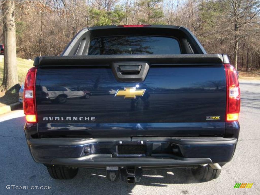 2008 Avalanche LS 4x4 - Dark Blue Metallic / Ebony photo #3