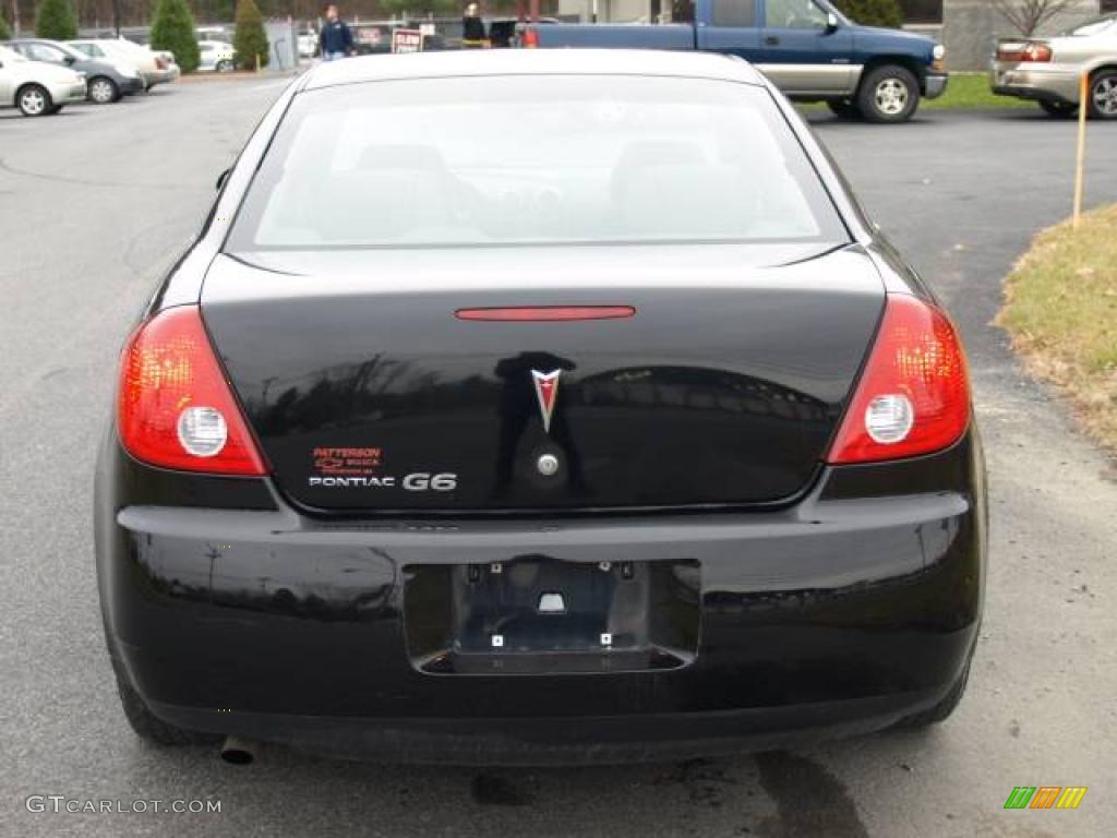 2006 G6 Sedan - Black / Ebony photo #5