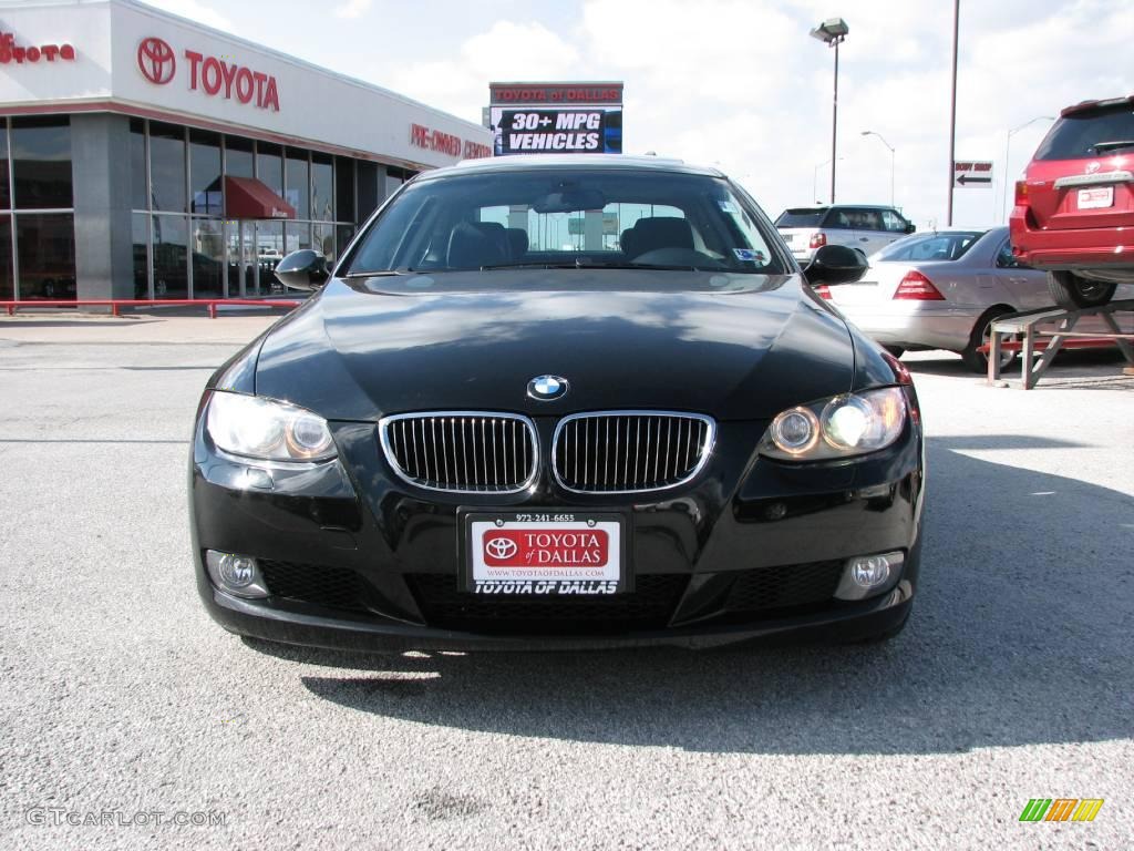 2008 3 Series 328i Coupe - Black Sapphire Metallic / Black photo #3