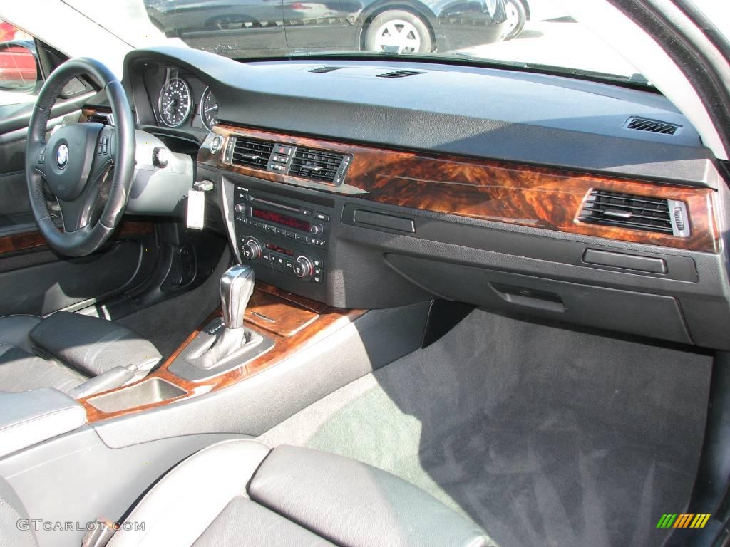 2008 3 Series 328i Coupe - Black Sapphire Metallic / Black photo #12