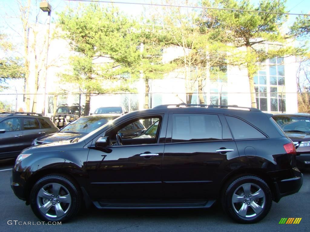 2007 MDX Sport - Formal Black Pearl / Bordeaux photo #1