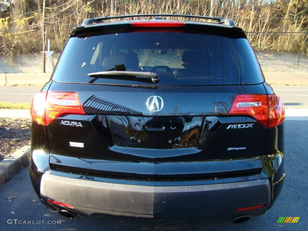 2007 MDX Sport - Formal Black Pearl / Bordeaux photo #5