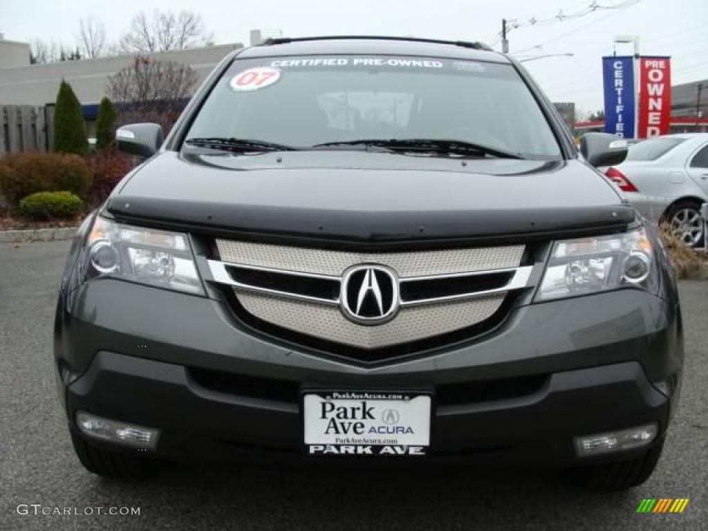 2007 MDX Technology - Nimbus Gray Metallic / Ebony photo #2