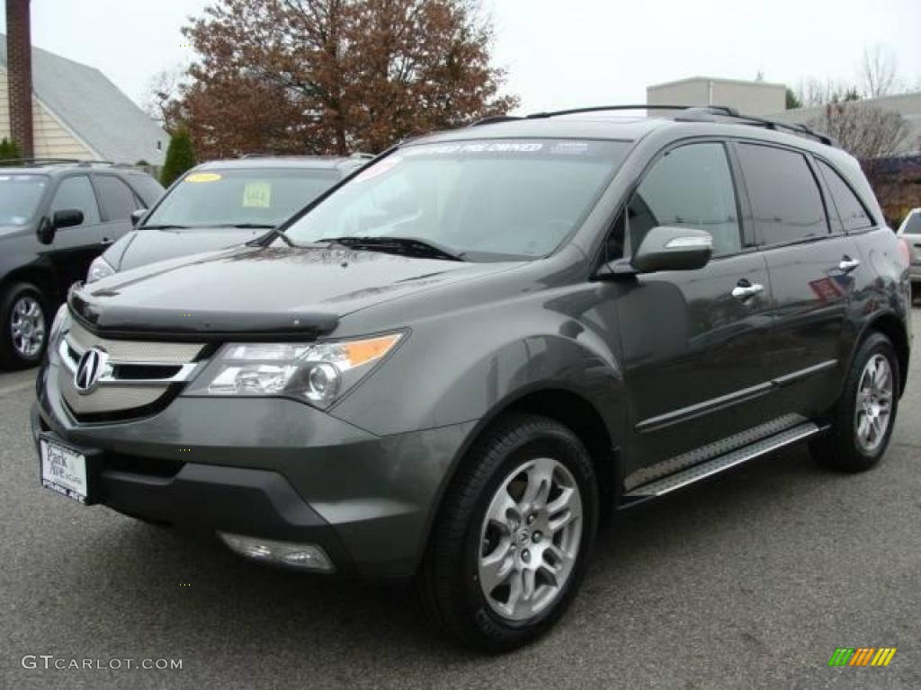 2007 MDX Technology - Nimbus Gray Metallic / Ebony photo #3